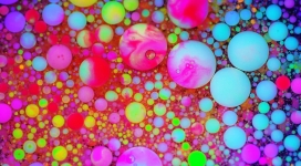 多彩荧光涂料泡泡
