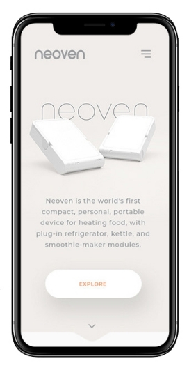 Neoven-厨具产品网页设计