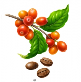 Wünder Creamery-调味草乳制品配料插画