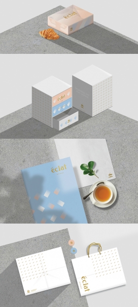 法国Eclat法式蛋糕店宣传册设计