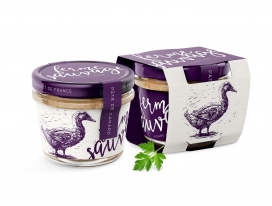 法式Paté包装的肉酱