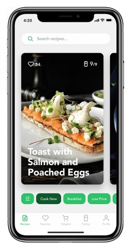 完美食谱应用程序移动UI设计