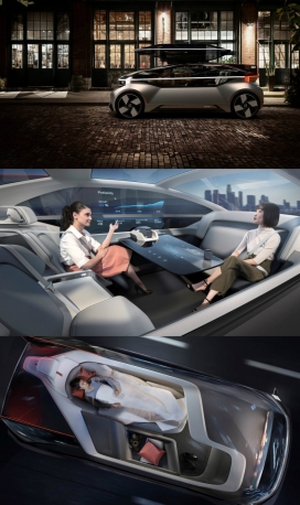 将家庭凝聚成自主的沃尔沃概念车