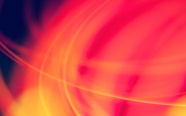 高清晰火红色抽象图案蓝色背景图壁纸