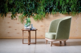 Cozy Leaf-包裹性很强的休闲椅，适合公共和私人室内设计