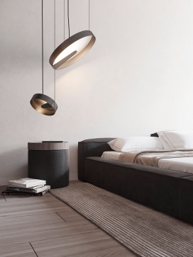 时尚达人的黑白米色公寓