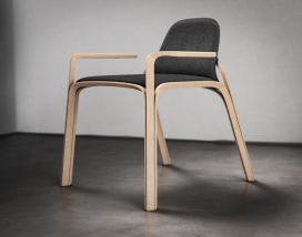 Adamantem-木质扶手椅