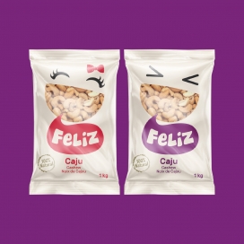 快乐可爱的葡萄牙Feliz小吃包装