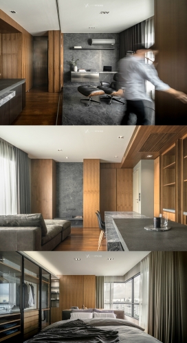 泰国曼谷可以移动的木质公寓