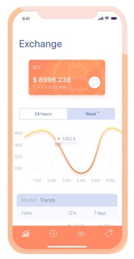 Coin Check加密货币APP设计-管理投资的最佳方式