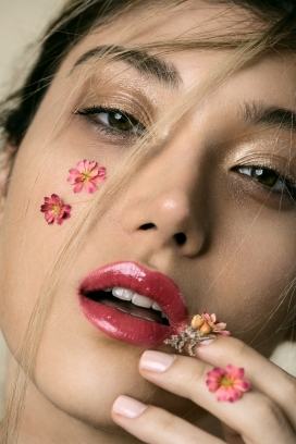 波西米亚风-花瓣妆