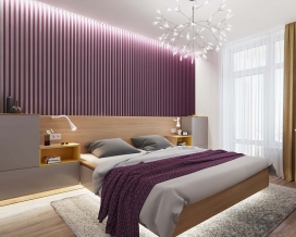 33个紫色主题卧室