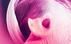 高清晰粉红色叠加漩涡壁纸