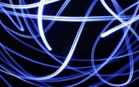 高清晰科技感十足的线条蓝光壁纸