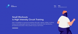 Small Workouts-远程健身培训APP网页设计