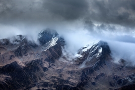 阿尔卑斯山-朦胧的印象