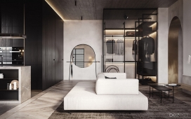 黑暗温暖的公寓