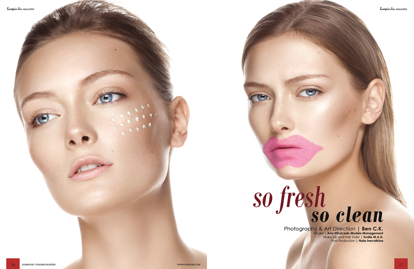 清新干净的女性肌肤图---酷图编号5