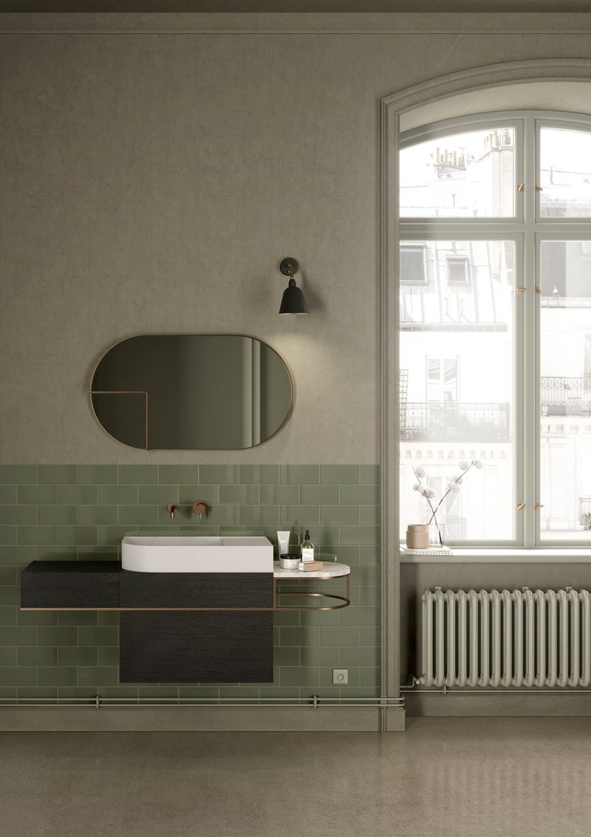 不匹配几何形状的浴室系列---酷图编号1248828