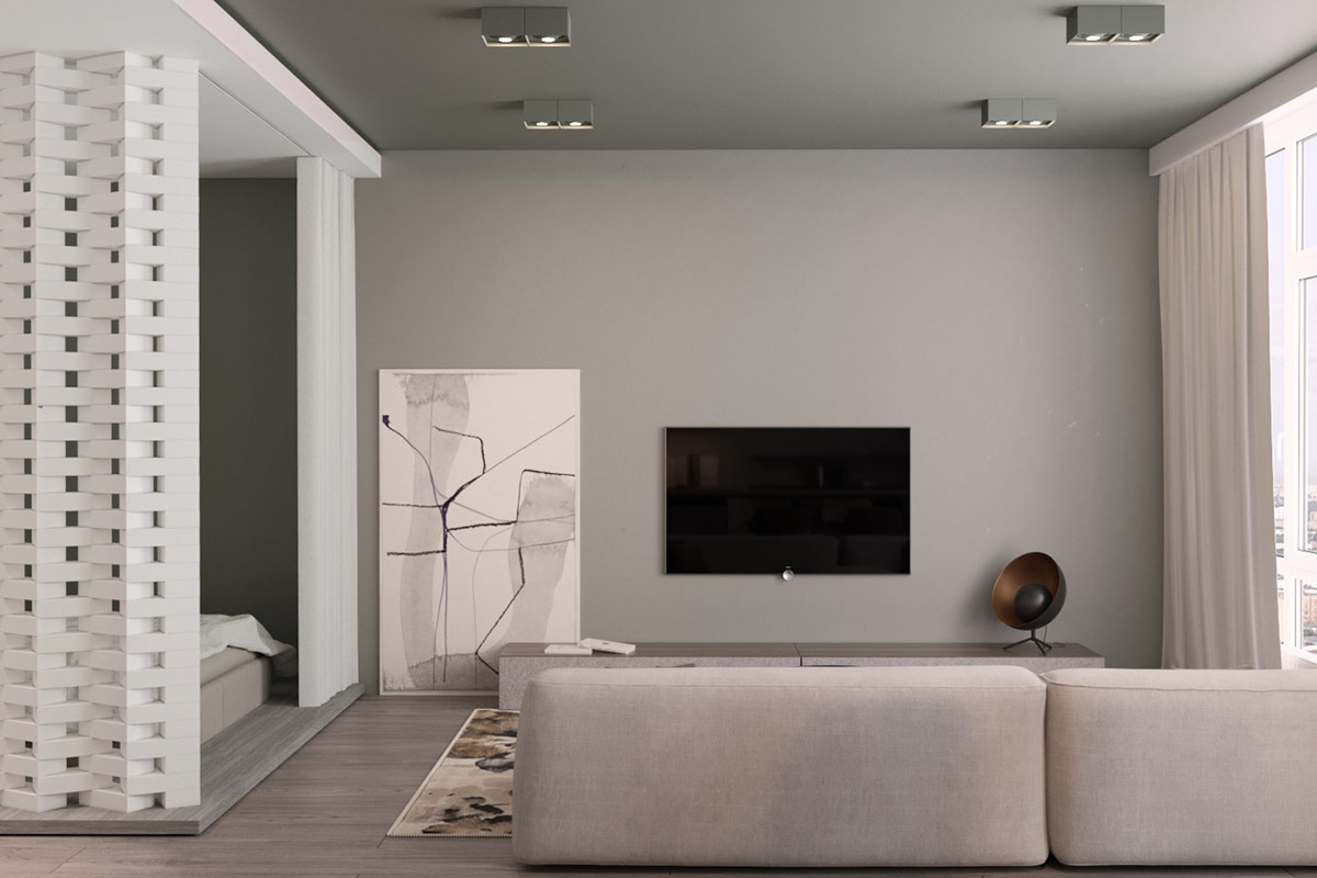 3间带开放式卧室理念的豪华公寓---酷图编号56