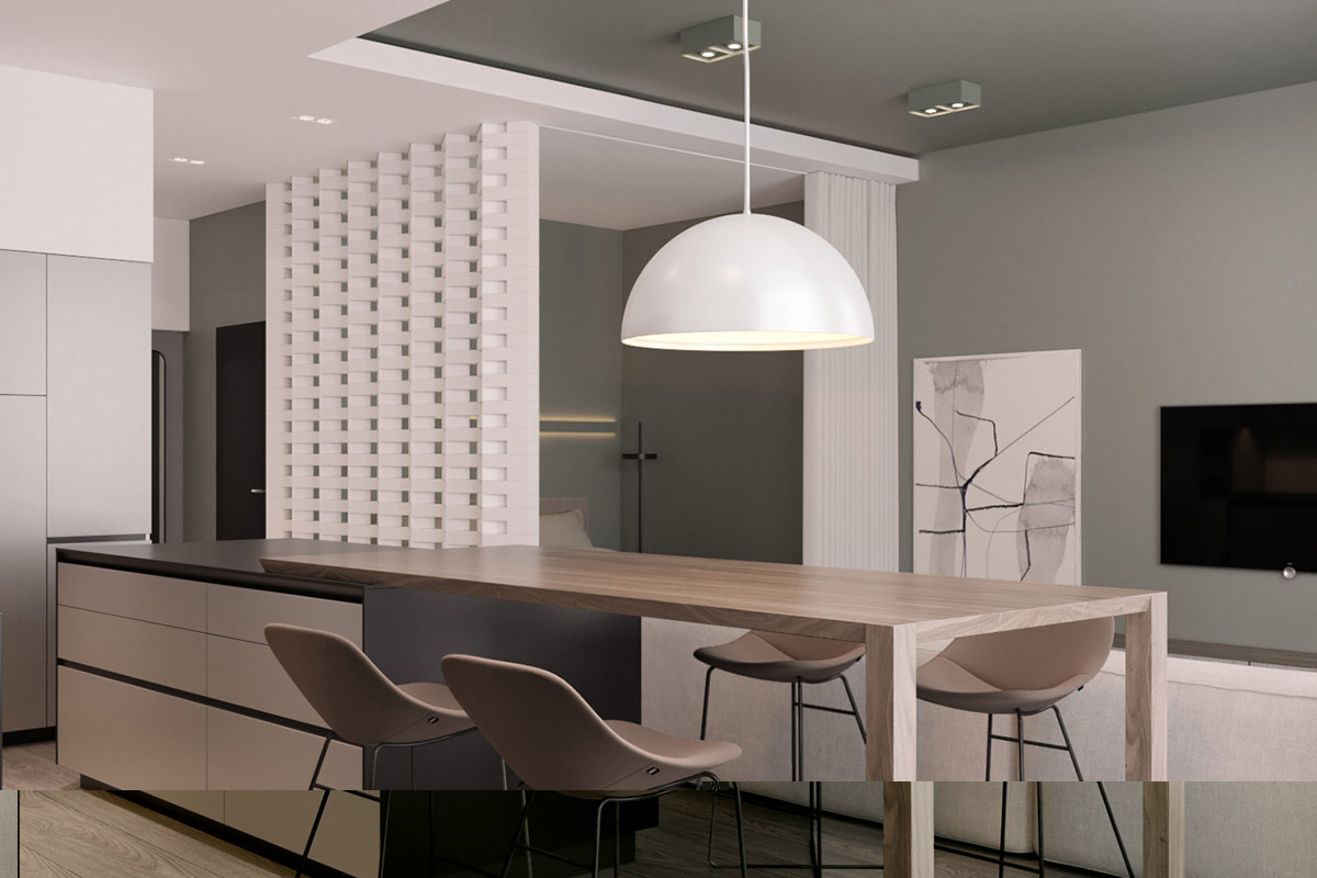 3间带开放式卧室理念的豪华公寓---酷图编号54