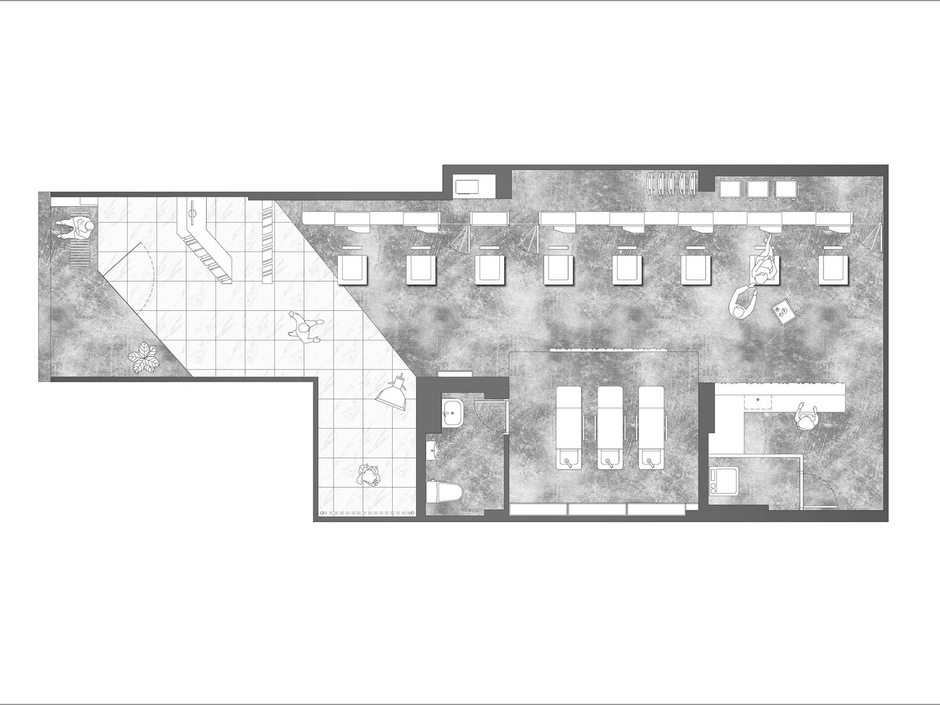 中国台北Cutting space-97平米的美发沙龙空间设计---酷图编号1250714