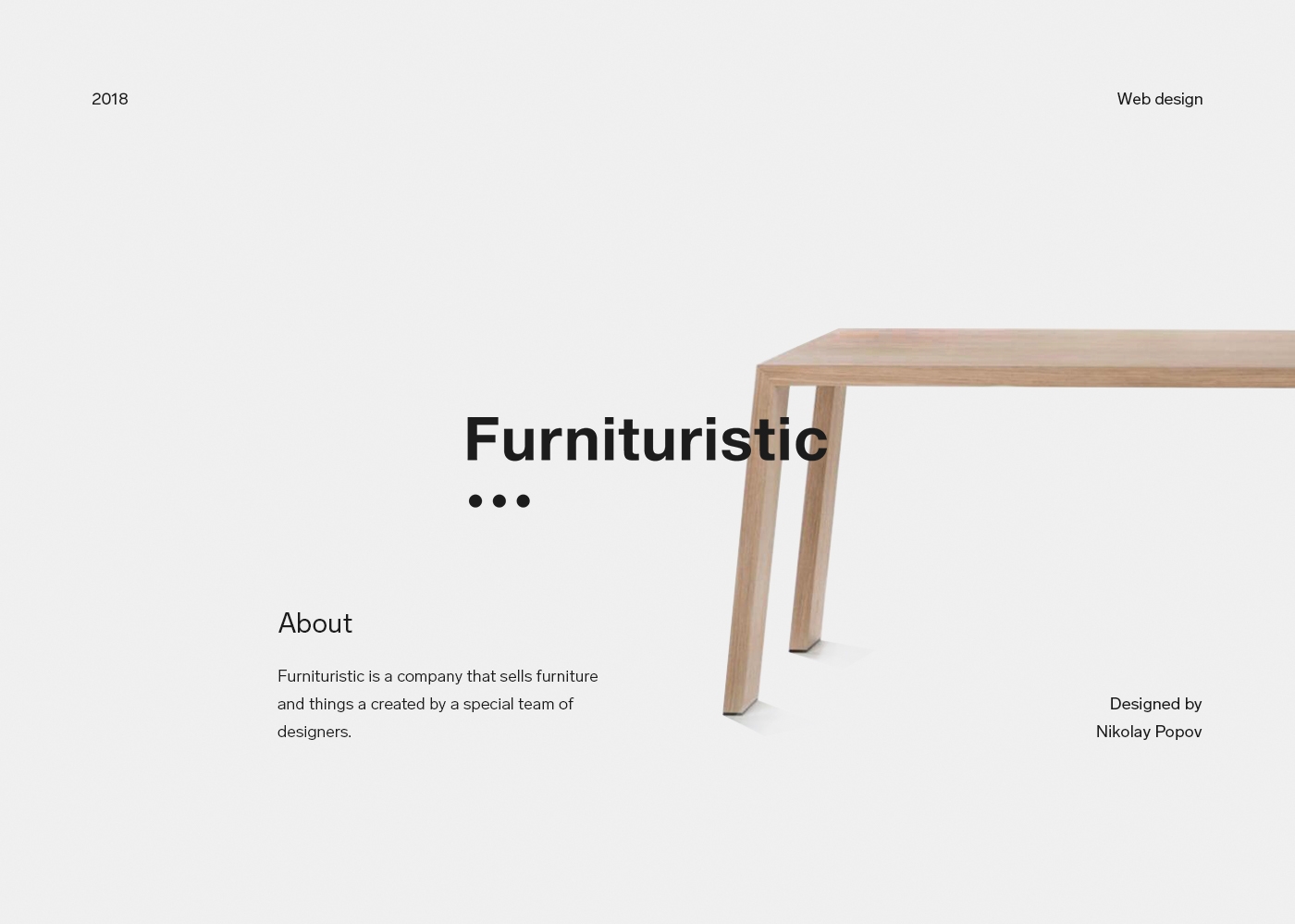 Furnituristic家具网页设计图片