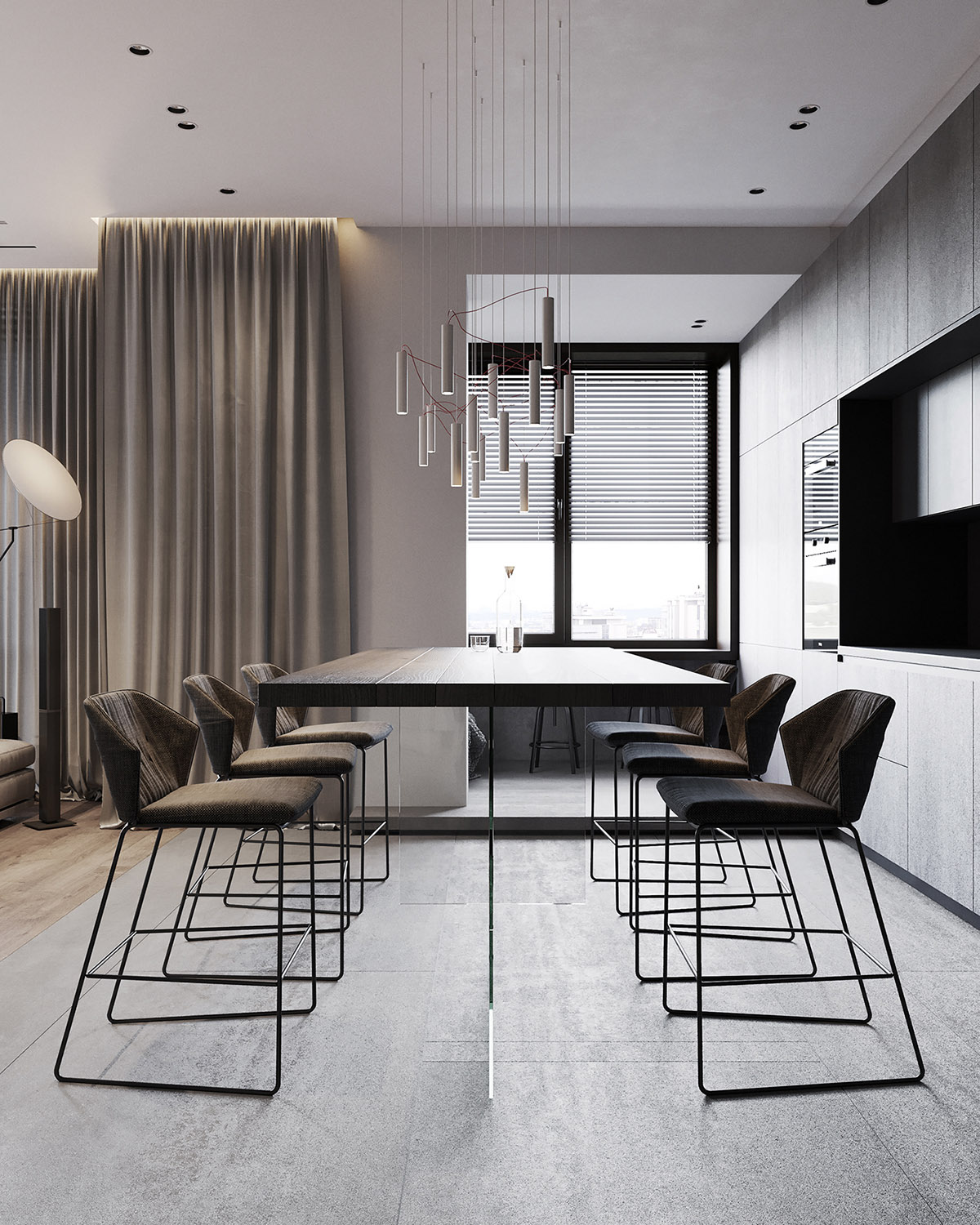 3个华丽的蓝色与灰色装饰---酷图编号37