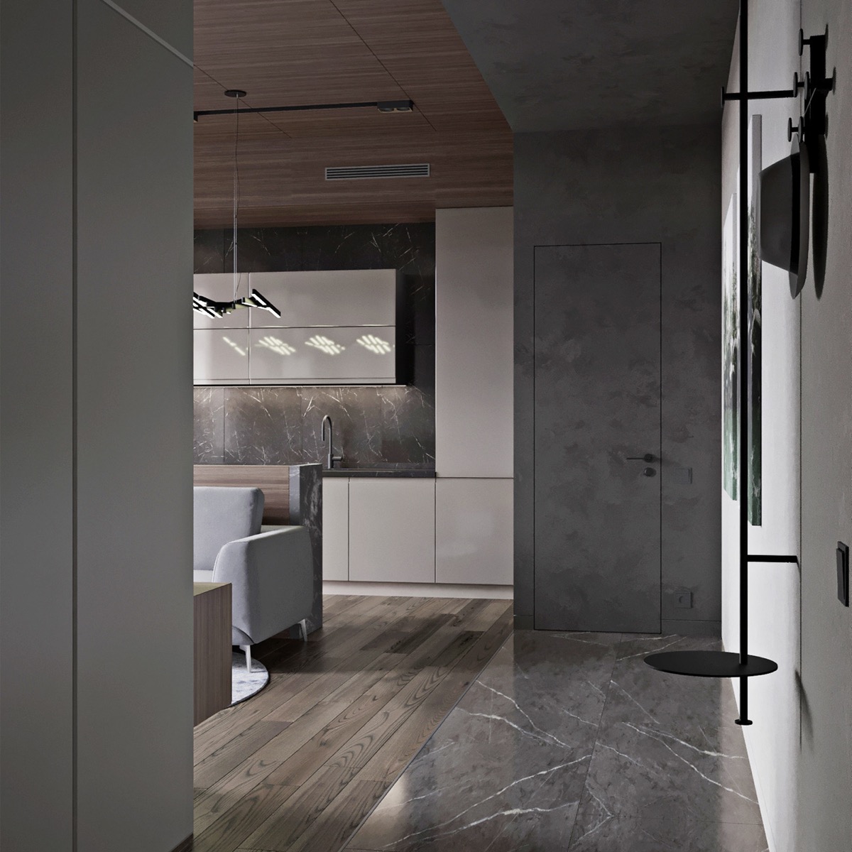 3个华丽的蓝色与灰色装饰---酷图编号7