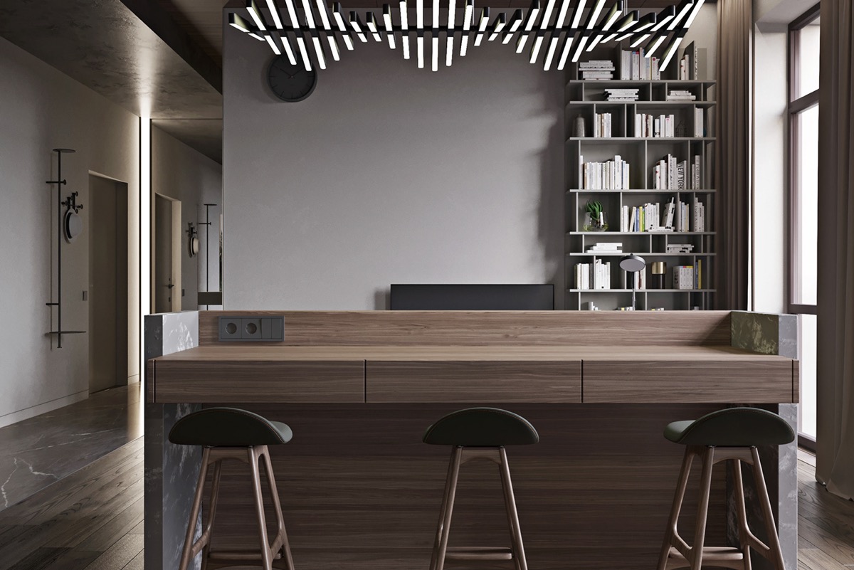 3个华丽的蓝色与灰色装饰---酷图编号3