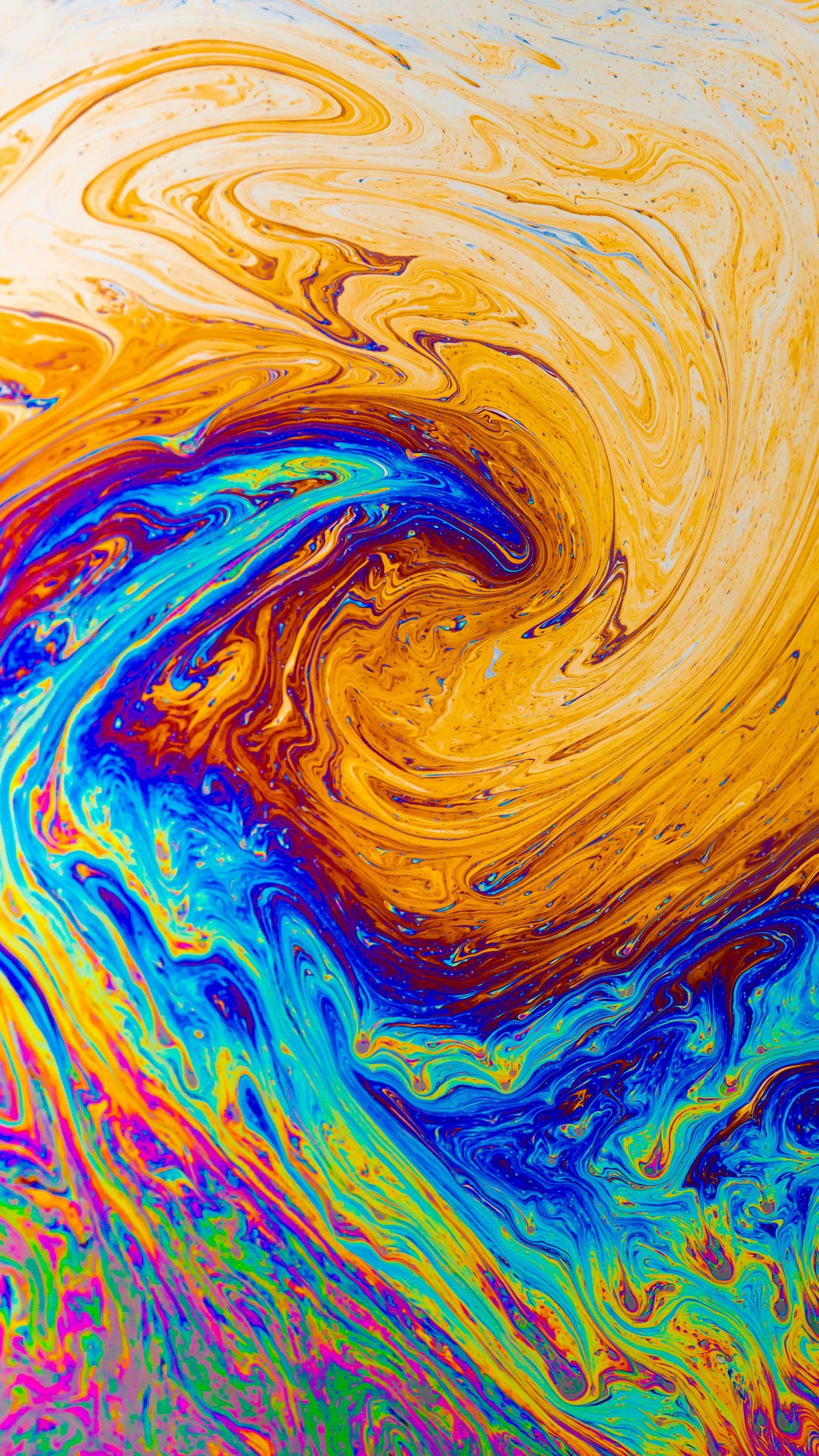 流动的五彩气流纹理封面大图