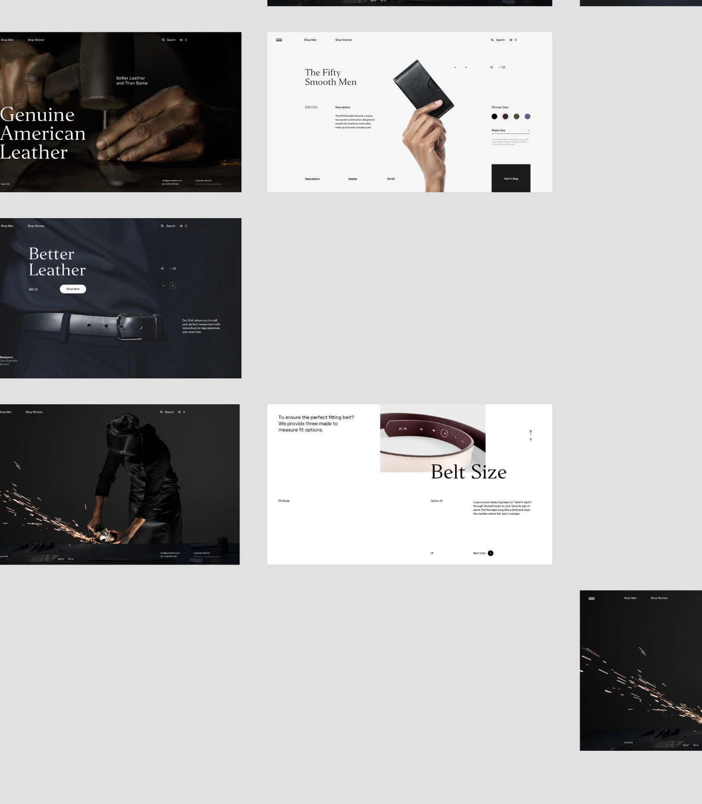 Uinetry™时尚网站电子商务概念设计---酷图编号1252472