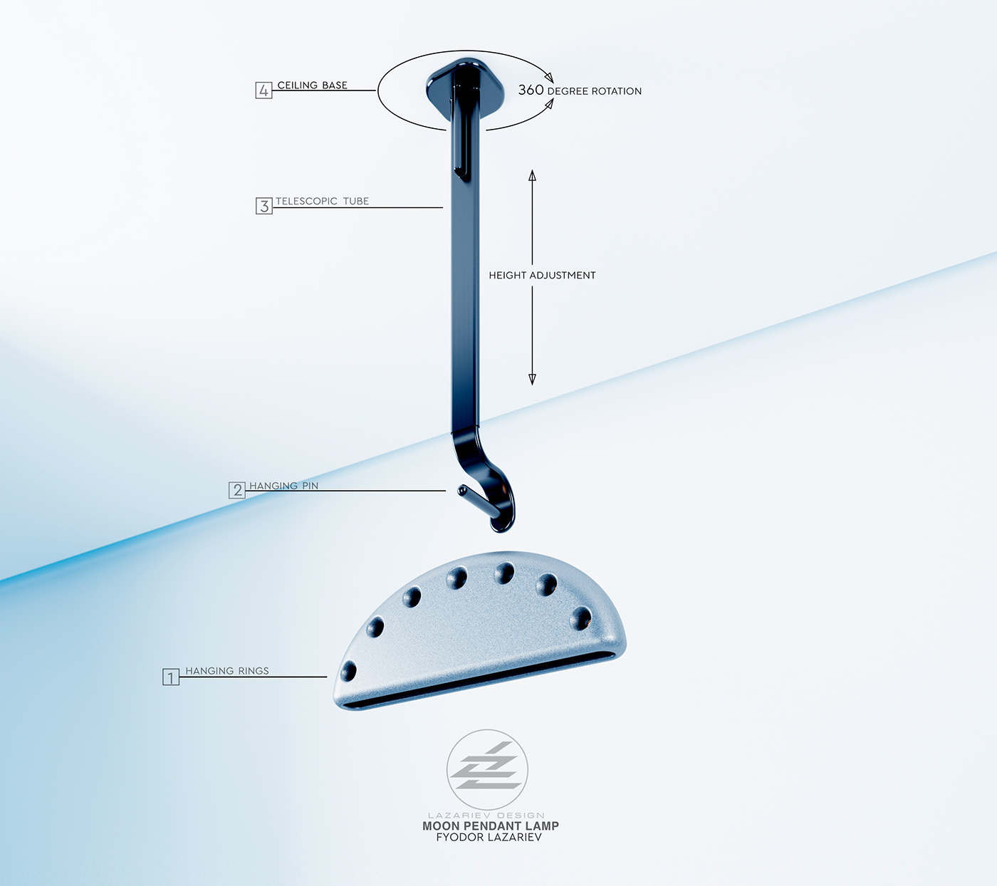 Moon pendant lamp-月亮吊灯---酷图编号5