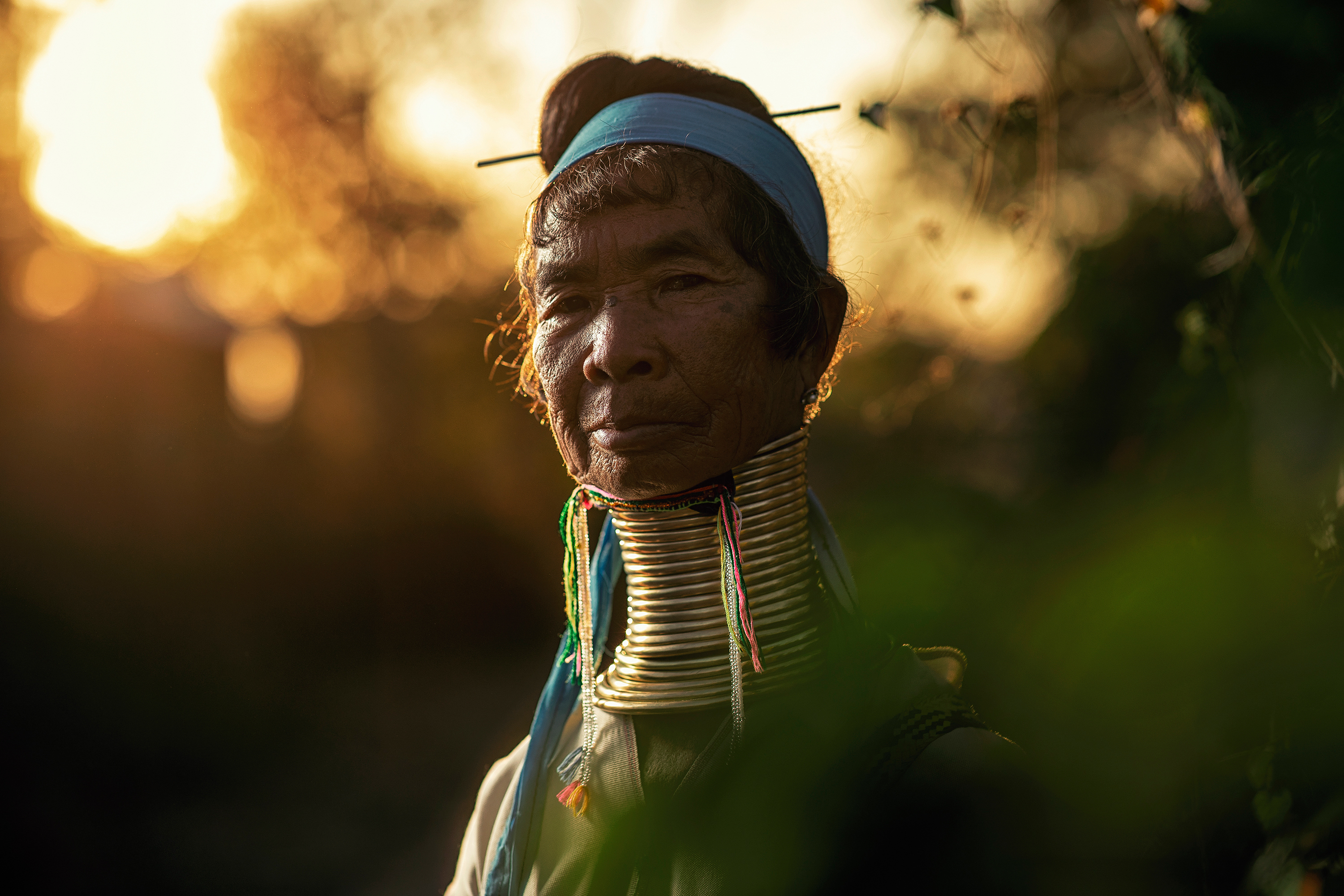 Myanmar-缅甸步岛长颈族妇女人物肖像---酷图编号7