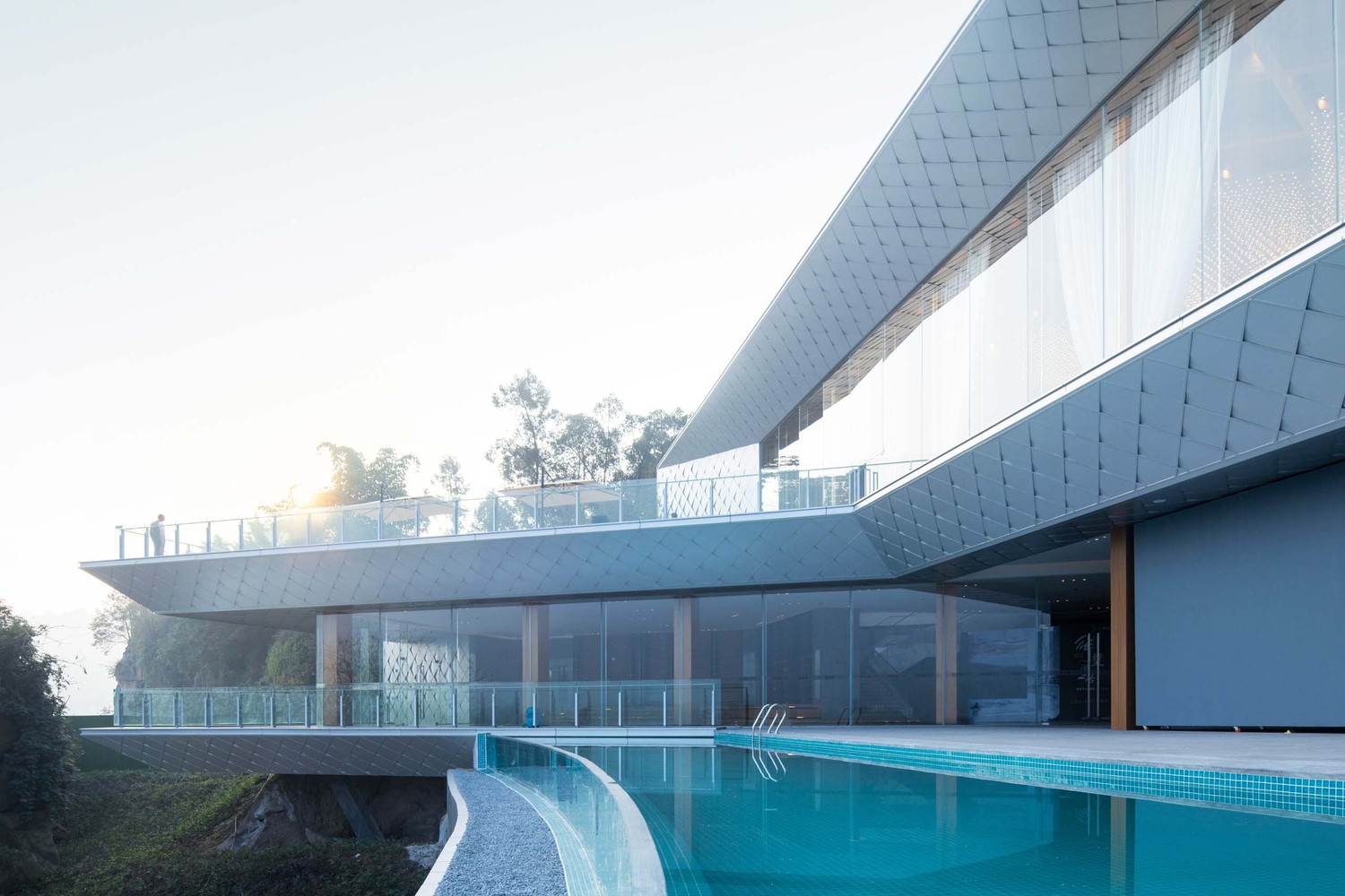 重庆1640平米的华宇两江御临府艺术中心建筑---酷图编号1254609