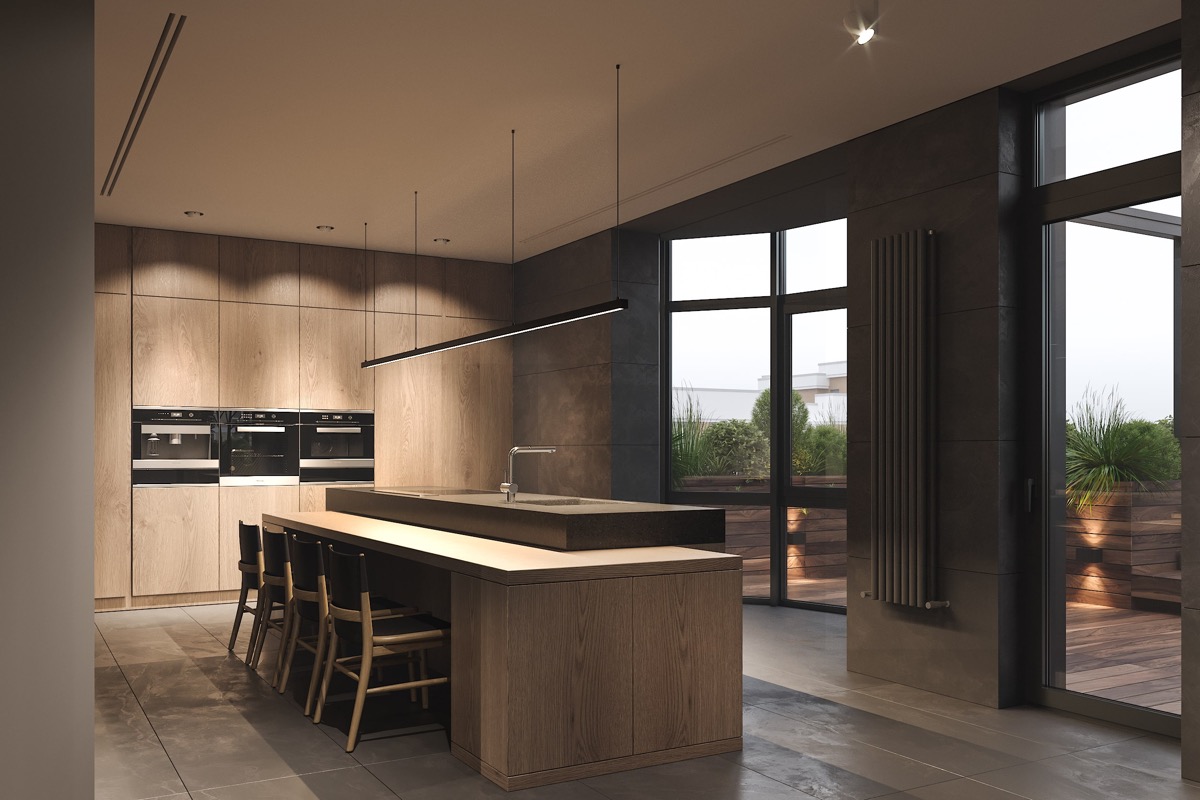 室内绿地和天然材料的大气公寓---酷图编号8