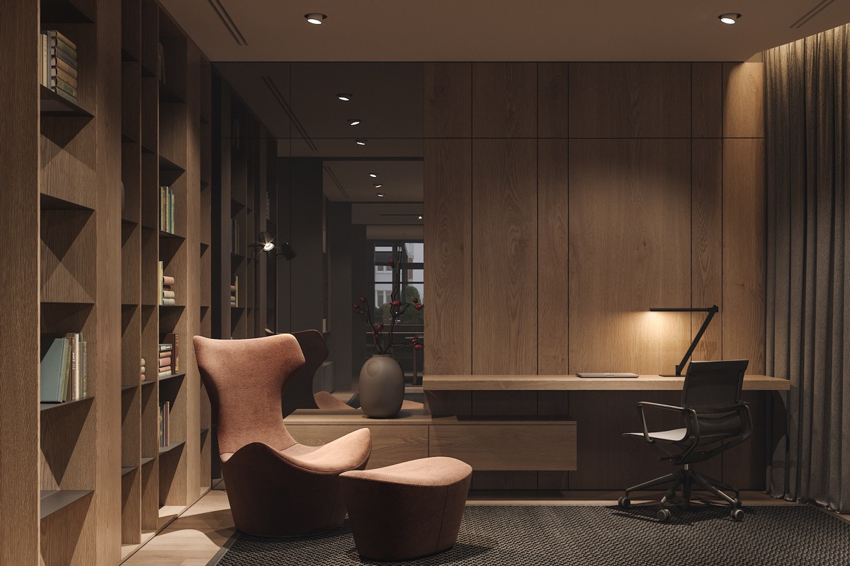 室内绿地和天然材料的大气公寓---酷图编号7