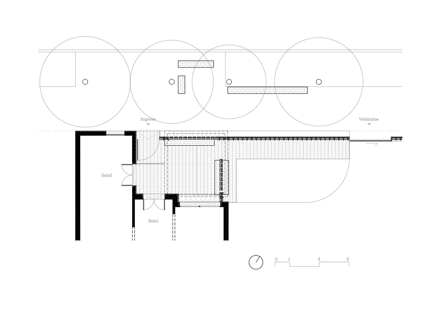阿根廷41平米沉重红砖虚空构筑神性场所---酷图编号28