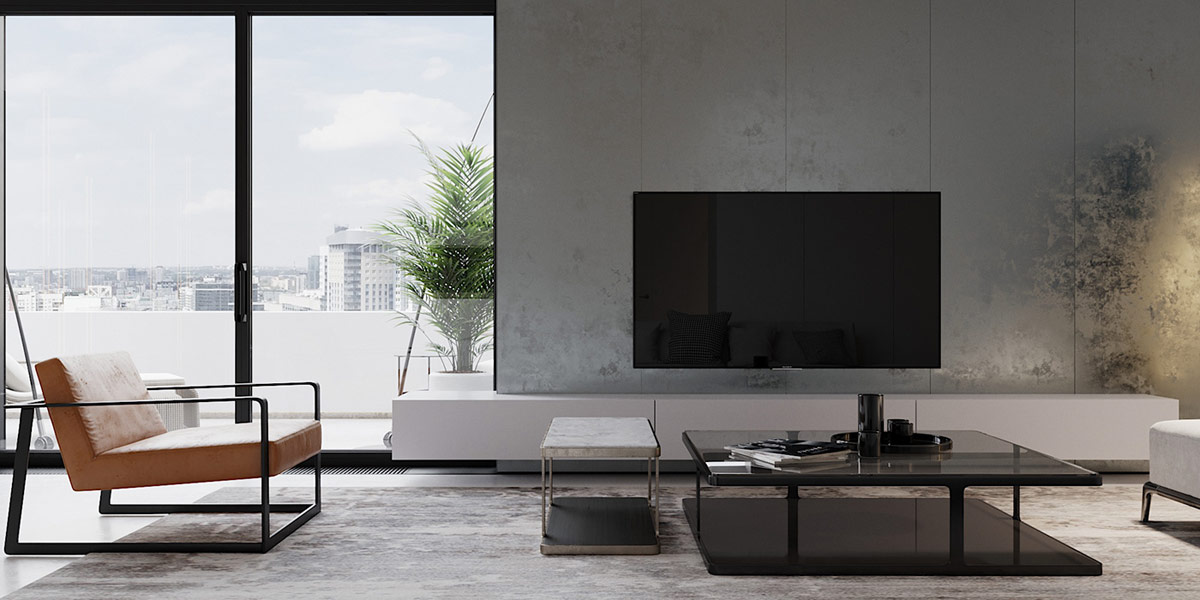 使用橙色和蓝色设计的室内设计-帮助您使用互补色装饰温馨的家---酷图编号1256714