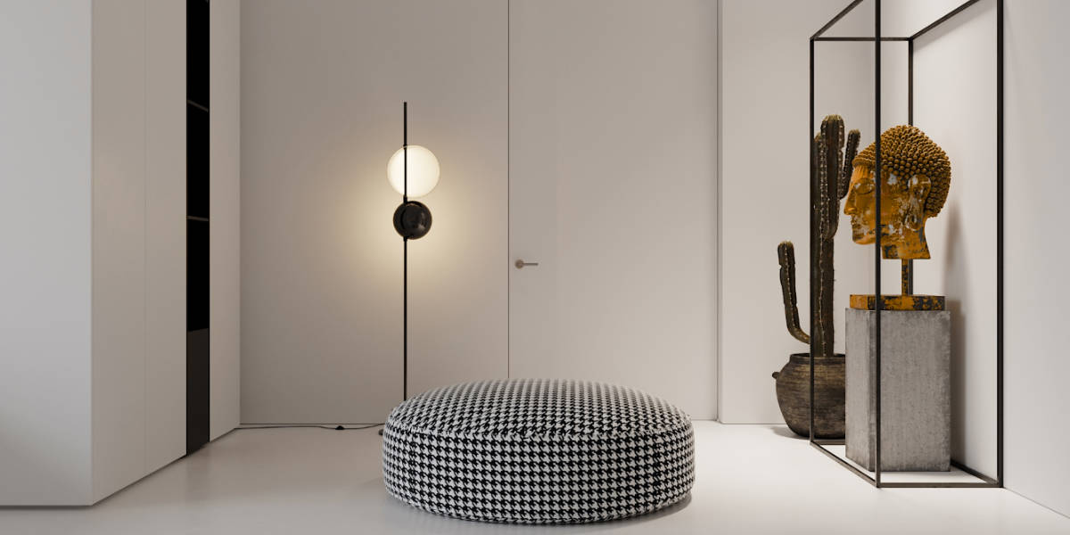 使用橙色和蓝色设计的室内设计-帮助您使用互补色装饰温馨的家---酷图编号1256717