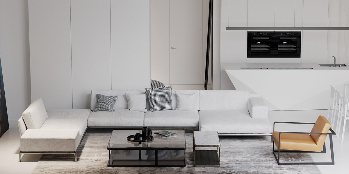 使用橙色和蓝色设计的室内设计-帮助您使用互补色装饰温馨的家---酷图编号1256723