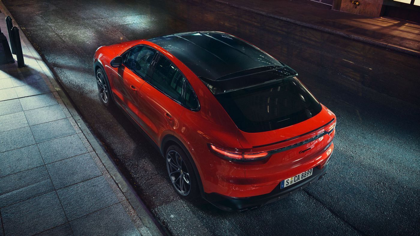 Porsche Cayenne-红色保时捷卡宴轿跑车图片