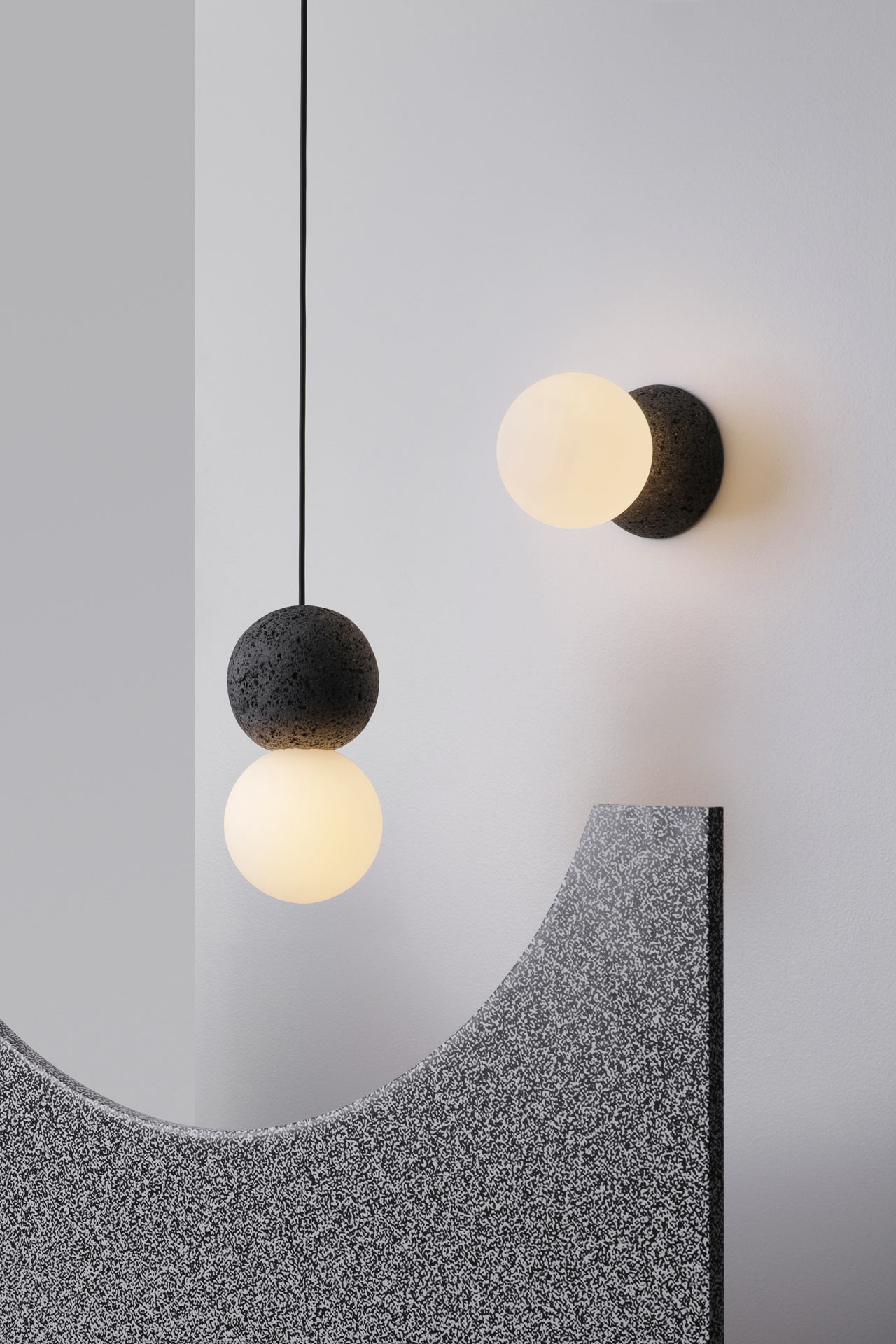 Origo Lighting探索几何火山岩吊灯---酷图编号6