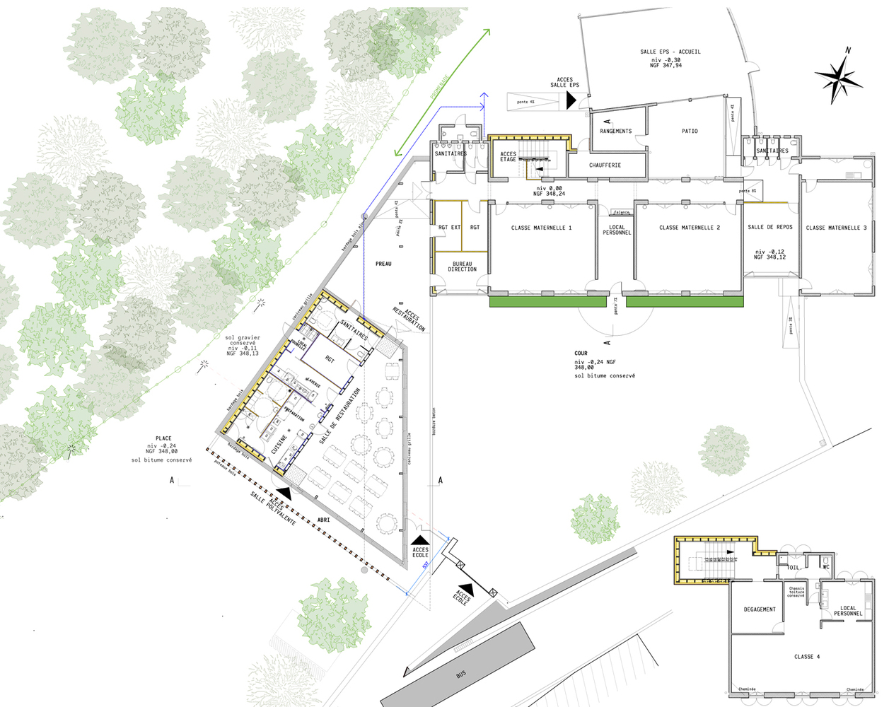 法国550平米的Bosdarros社区公立小学---酷图编号22