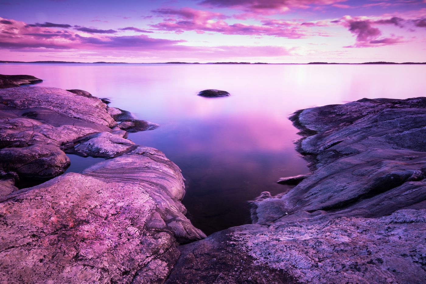 高清晰紫湖美景壁纸 欧莱凯设计网 08php Com