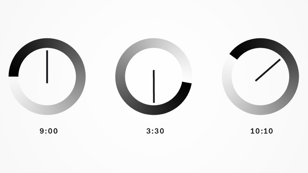 ZIIIRO-地平线上的小时数,极简主义时计系列---酷图编号3
