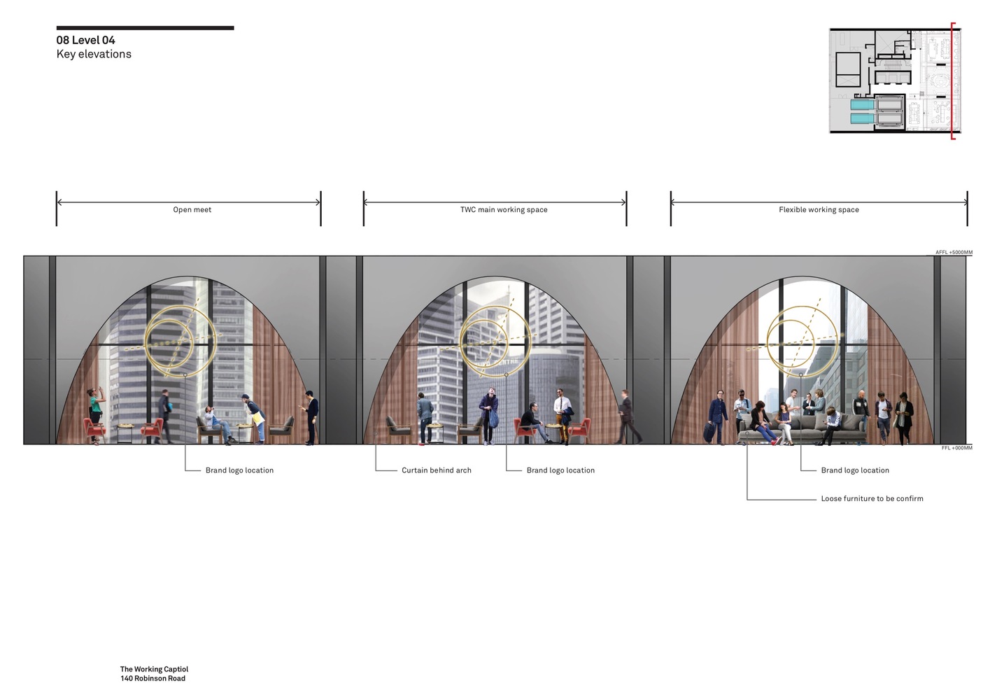 新加坡5110平米的The Working Capitol 联合办公空间设计---酷图编号1263382