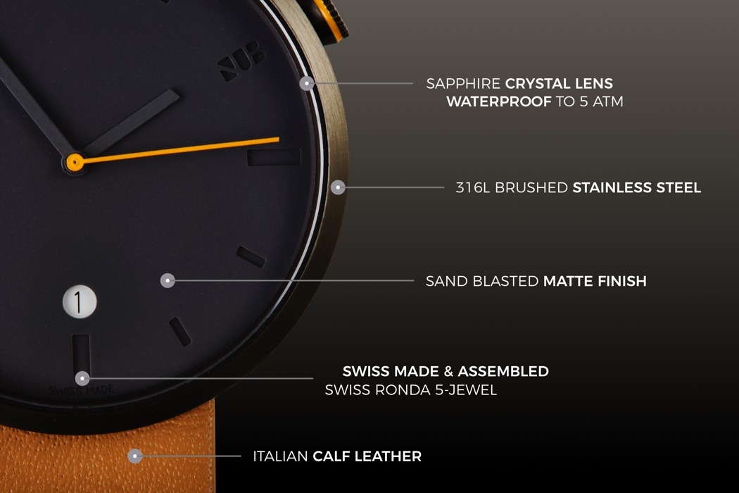 看起来令人难以置信优雅微妙的NUB手表---酷图编号1264876