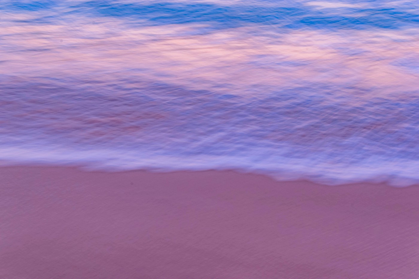 紫色日落反映海-自然风景壁纸预览 | 10wallpaper.com
