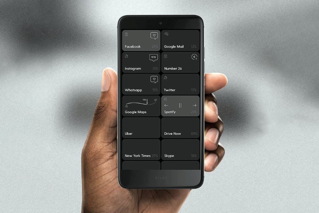 Blloc有史以来最简约全功能的智能手机封面大图